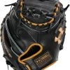 34 Inch Under Armour Genuine Pro 2.0 Black/Caramel Adult Baseball Catcher Mitt UAFGGP2-CM