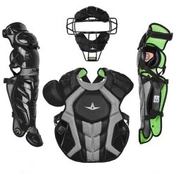 All-Star System 7 Axis CKCCPRO1XTM Adult Baseball Professional Level Catcher's Gear Set W/ Traditional Mask