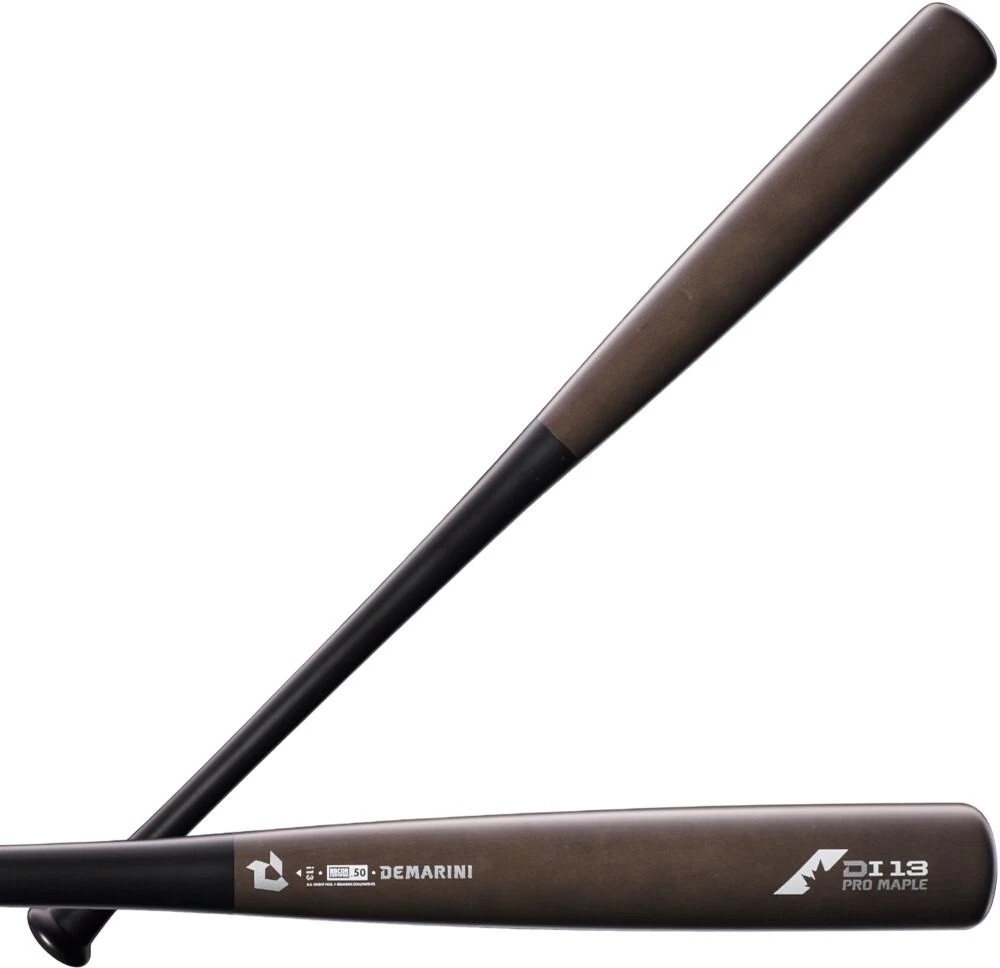 DeMarini DI13 Adult Pro Maple BBCOR Wood/Composite Baseball Bat WBD2369010 1 DeMarini DI13 Adult Pro Maple BBCOR Wood/Composite Baseball Bat WBD2369010