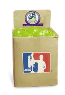 JUGS B6006 Bulk Box Of Bulldog Polyball White Baseballs