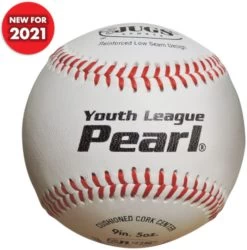 Jugs Pearl Youth League Leather Baseball B5220