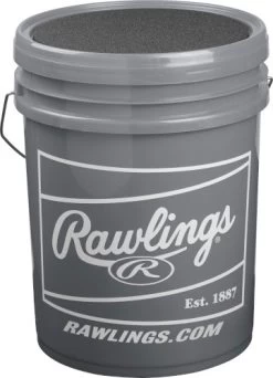 Rawlings R100-UP Ultimate Practice Combo R100-UP1BUCK24 Raised Seam High School Practice Baseball W/ Bucket