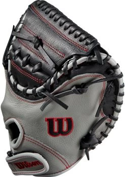 32 Inch Wilson A500 Youth Catcher's Baseball Mitt WBW10090732 -ProBaseball Outlet Store wilson a500 youth 32 inch catchers baseball mitt wbw10090732 14
