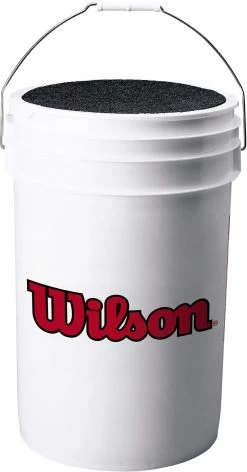 Wilson Ball Bucket WTA3948 HQ4Sports Logo Ball Bucket